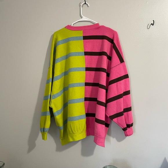 Free People Uptown Stripe Pullover - Small NWOT - Picture 3 of 3